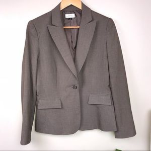 Tahari Arthur S Levine Size 8 Brown Blazer Jacket